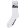 ANTIHERO Blackhero If Found Socks - White/Black