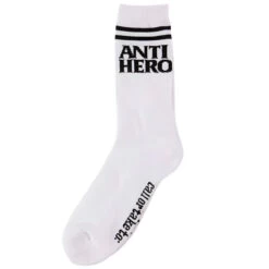 ANTIHERO Blackhero If Found Socks - White/Black