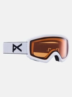 ANON Helix 2.0 Non Mirror Goggles - White W/ Amber