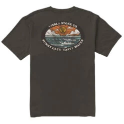 VISSLA Tasty Waves Organic Tee - Black
