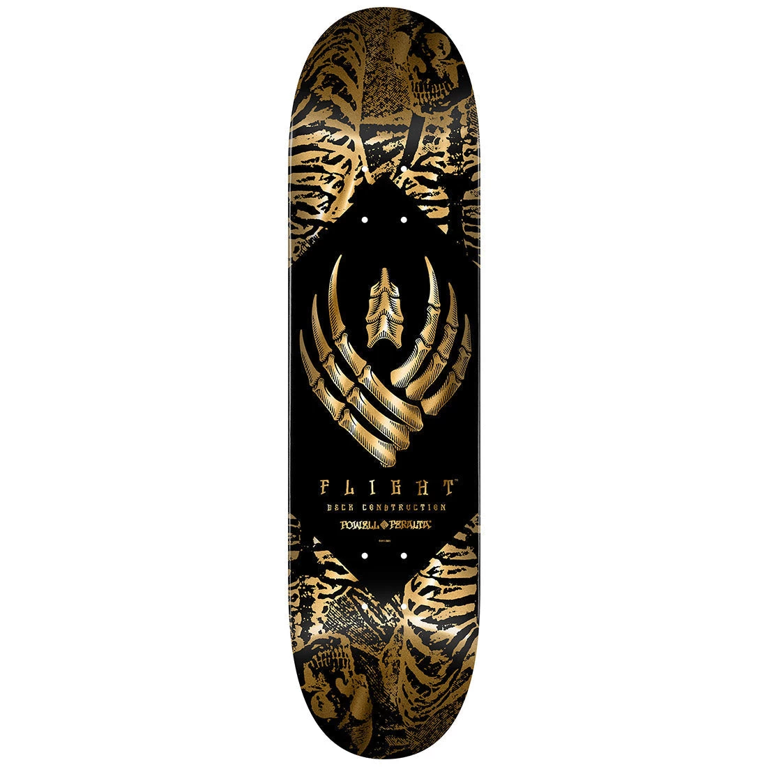 POWELL PERALTA Flight Deck - Skeleton Foil - Gold - 8.63