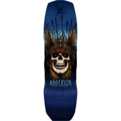 POWELL PERALTA Deck - Anderson Heron Skull - Blue - 9.13