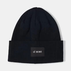 Le Bent Staple Mid Profile Beanie - Black