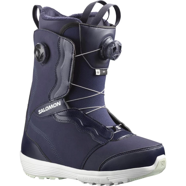 Salomon Kiana Dual Boa Womens Snowboard Boots - Evening Blue