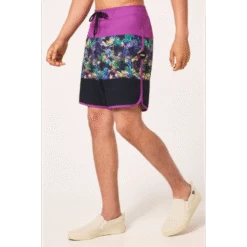 Oakley Neo Palms 19 Boardshort - Purple Palm Block Print