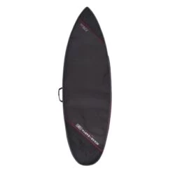 OCEAN AND EARTH Compact Day Shortboard Cover - Black/Red