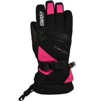 Swany X-Change Gloves Juniors - Black/Magenta