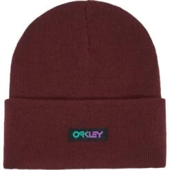 OAKLEY B1B Gradient Patch Beanie - Grenache