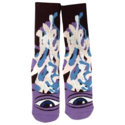 Toy Machine Barf Sect Sock - Purple