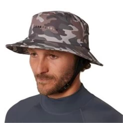 OCEAN AND EARTH Bingin Lightweight Soft Peak Surf Hat - Camo